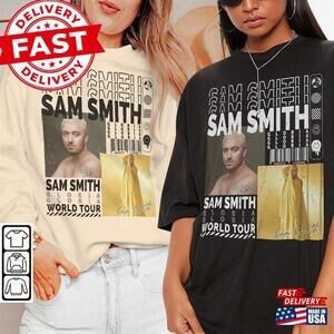 Sam Smith Music Shirt 90S Y2K   Gloria The Tour  Tickets Album Tee